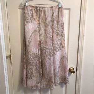 Ruby Rd. | Print Skirt | Size 12 | Pull-On Layered Print EUC